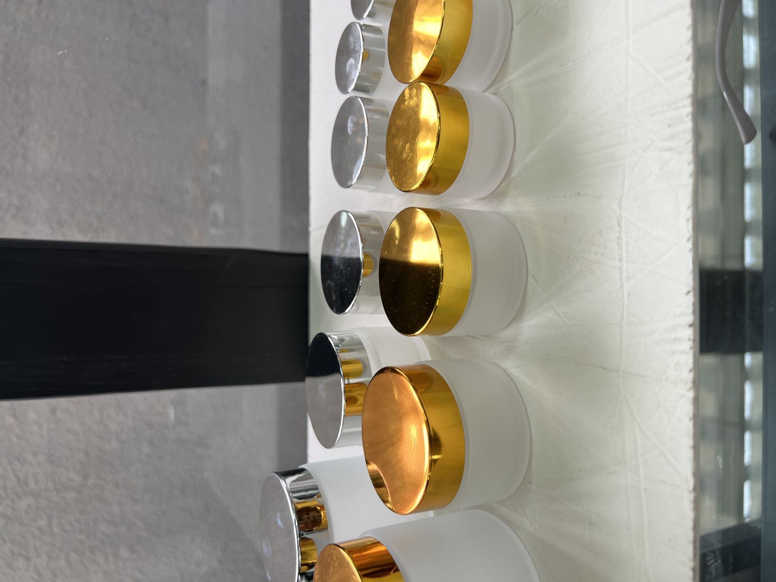 Boîte transparente fermeture doré 10g